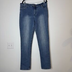 Ashley Stewart | Classic Blue Denim Skinny Jeans 16 Tall